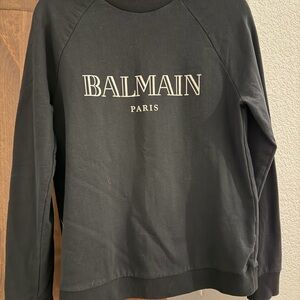 Balmain black Logo Sweatshirt